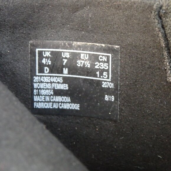 Clark’s Linvale Sea Ultimate Comfort Collection Black Ankle Heeled Boots - Picture 8 of 12